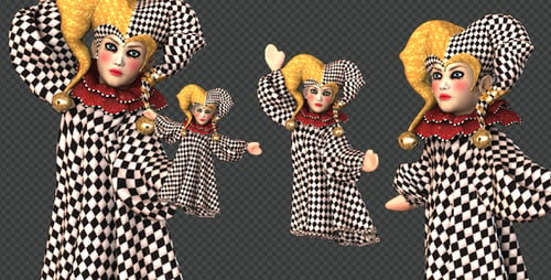 Puppet Harlequin - Pare-brise - Lot de 4