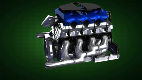 Drehbarer Automotor