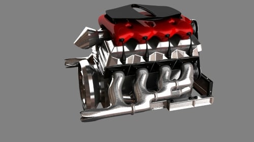 Drehbarer Automotor