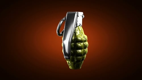 Grenade à rotation en boucle
