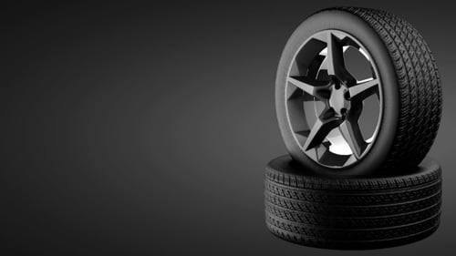 Loop Rotate Car Wheel