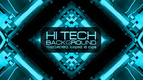 Hi Tech Background VJ Kit