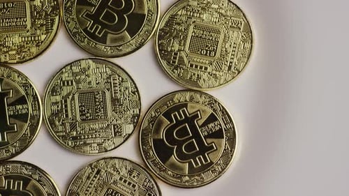 Plan rotatif de Bitcoins (cryptomonnaie numérique)