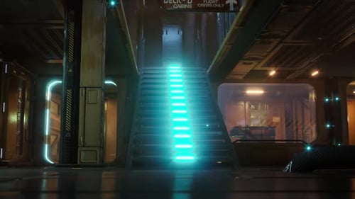 Sci-Fi-Raumschiff 3