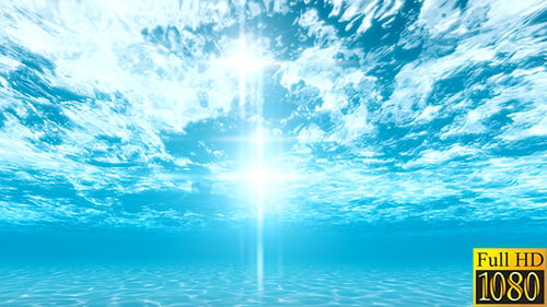 Sonnenschein unter Wasser
