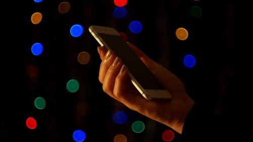 Smartphone-Farblicht-Hintergrund