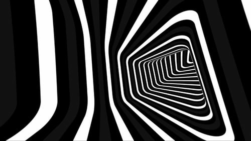 White Flashing Tunnel