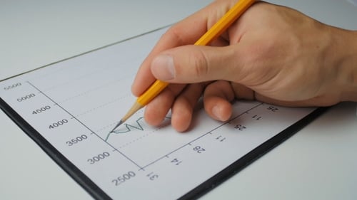 Businessman Developing a Business Project And Analyzing Market Data Information.