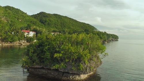 Natureza das Filipinas. Ilha pequena. Bohol.