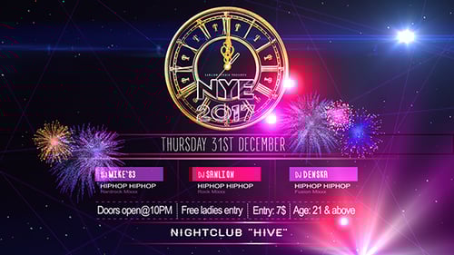 Happy New Year Flyer