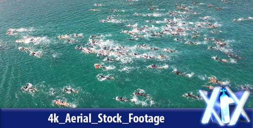 Massive Group Swimming in Open Water Competition