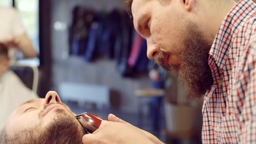 The Barber With The Beard Makes The Cut Men, The Head And Beard Barbershop