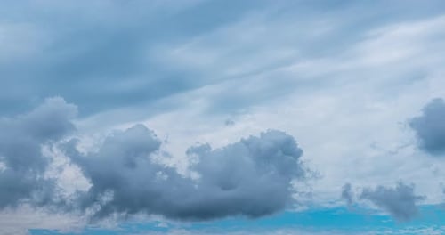 Time Lapse of Clouds Moving in the Sky