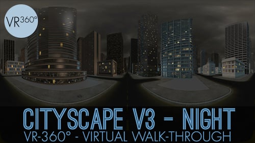 VR-360° Cityscape V3 Nacht