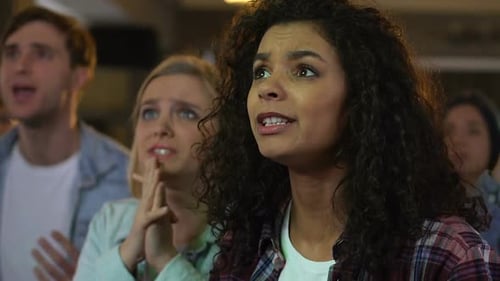 Group Watches with Anticipation Indoors