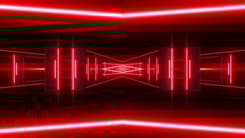 4k Red Laser Tunnel Vj Loop