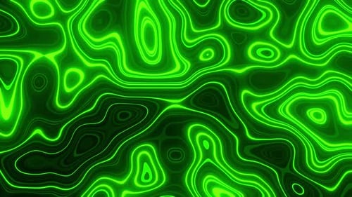 Grünes giftiges Neonplasma Moving VJ Loop HD