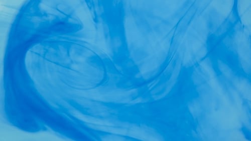 Abstract Patterns in Swirling Blue Background