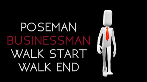 Poseman - Businessman Walk Start Walk End