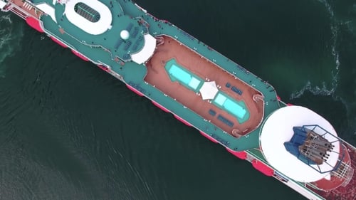 Cruise Ship, Cruise Liners On Sognefjord Or Sognefjorden, Norway