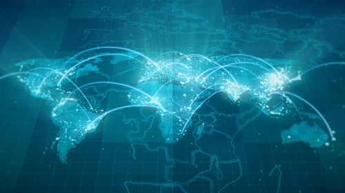 Globalization World Map Animation Pack HD
