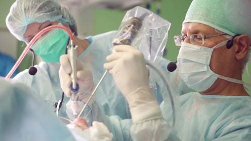 Endoscopic Transnasal Surgery. The Operation Was Conducted Professor And Assistant .