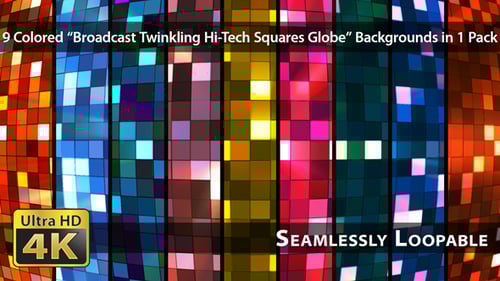 Broadcast Twinkling Hi-Tech Quadrate Globus — Packung 02