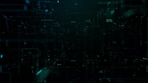 Futuristic Digital Technology Data Network Background