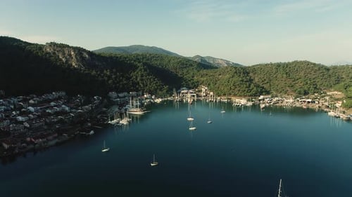 Insel und Yachten in Fethiye