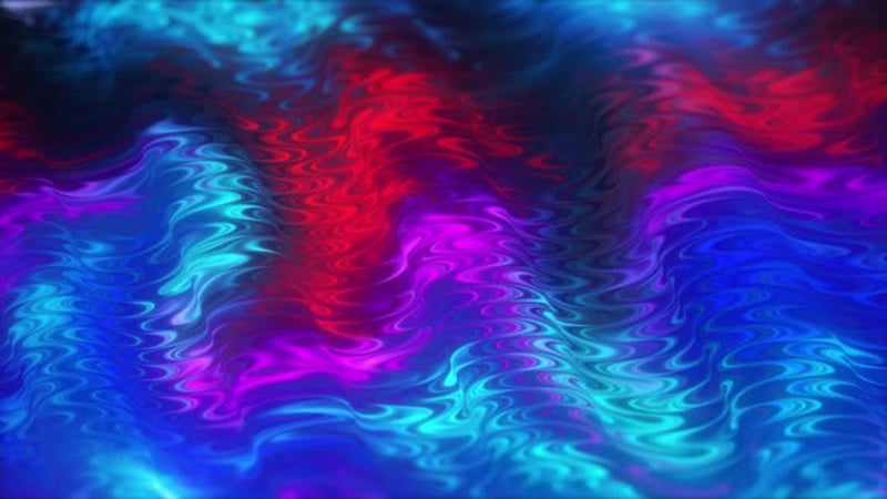 Iridescent Fluid Waves Dynamic Motion Background Loop, Backgrounds ...