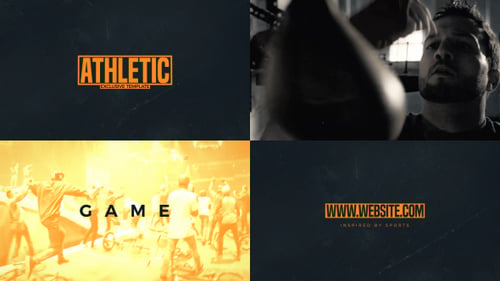Dynamic Sports Opener with Gritty Kinetic Typography