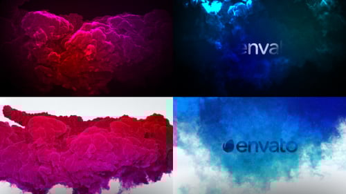 Color Smoke Logo Reveal 2