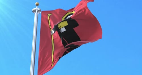 Drapeau du canton de Glaris, Suisse