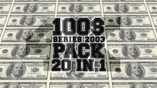 Animated Hundred Dollar Bills Moving Background Loop