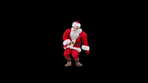 Dancing Santa Claus Character Animation for Christmas Celebrations