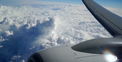 Plane Sky Clouds 2