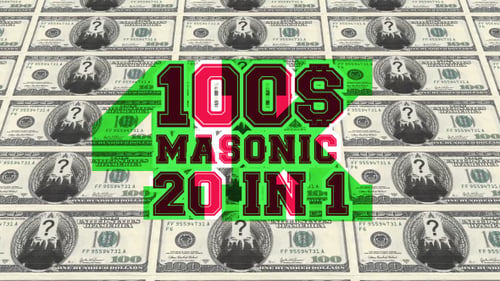 4K Masonic Dollars Pack 20 in 1