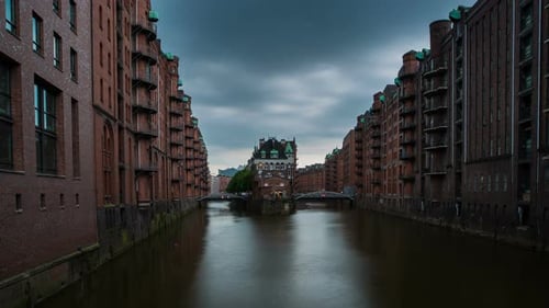 Raining Evening in Hamburg