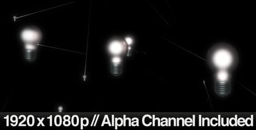 Ideale Glühbirne verbreitet sich auf andere + Looping