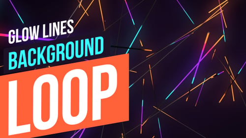 Loop mit farbigen Linien