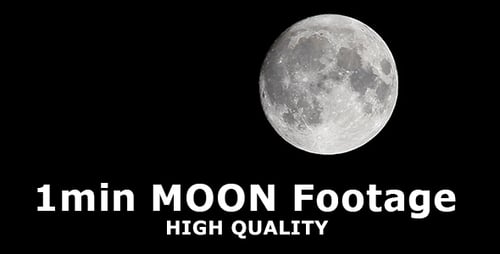 Full Moon Glowing in the Dark Night Sky