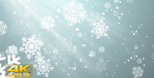 Snowflakes Falling 1