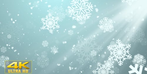 Schneeflocken fallen 2