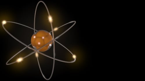 Animated Atom Model for Science and Technology Concepts