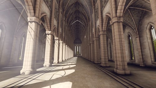 Gotische Kathedrale - Sonniger Tag