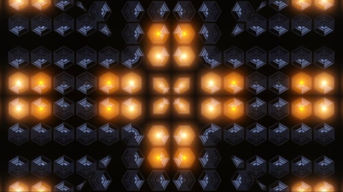 Blinkendes Bedienfeld für warme Lichter
