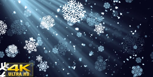 Snowflakes Falling 4
