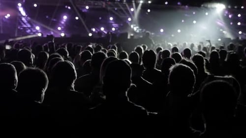 Excited Crowd Enjoys Energetic Concert Performance