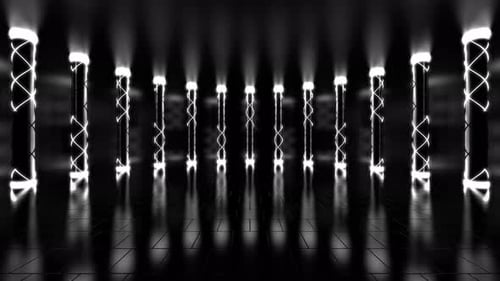 Bucle de escenario blanco