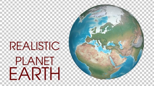Realistischer Planet Erde
